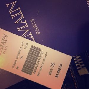 Male balmain jeans